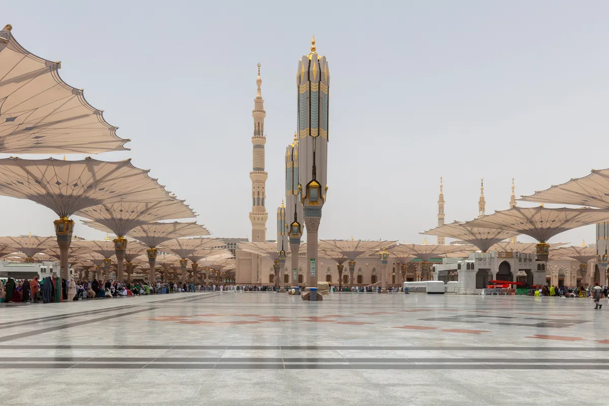 Courtyard of the Prophet's Mosque, Madinah
