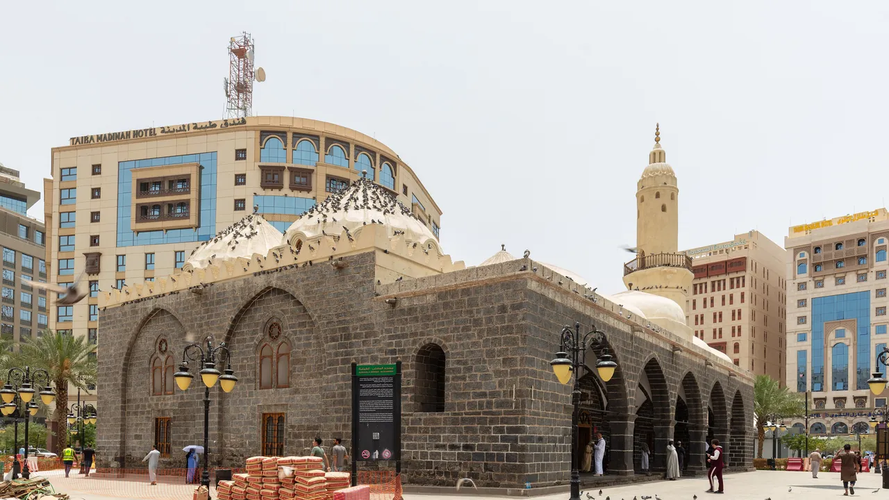 The Ottoman-era Al-Ghamamah Mosque in central Madinah